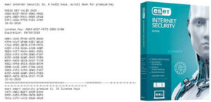 eset internet security license key